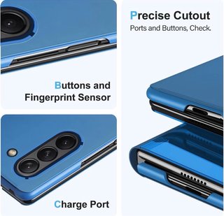 2 Fundas Samsung Galaxy Z Fold 6 Azul