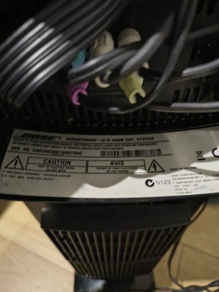 Altavoces Bose Negros