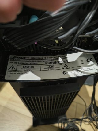 Altavoces Bose Negros