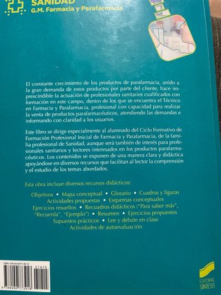 Dispensación de productos parafarmacéuticos