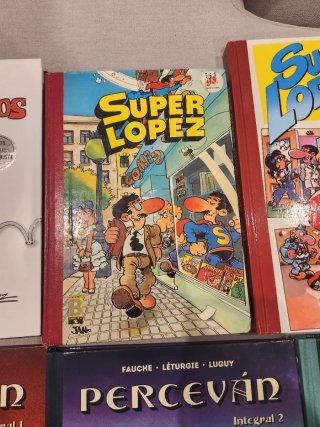 Lote: Percevan,Super Lopez (2 tomos), Rompetechos