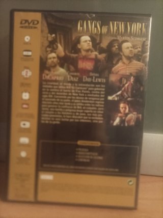 DVD Gangs of New York y Los Intocables
