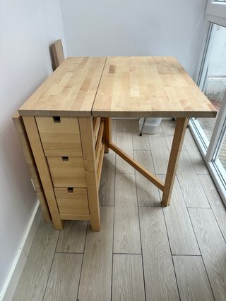 Mesa Plegable Ikea Norden Madera