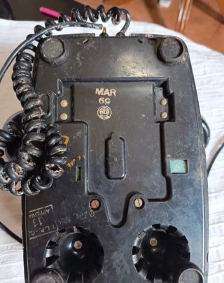 Teléfono antiguo portugués 1969