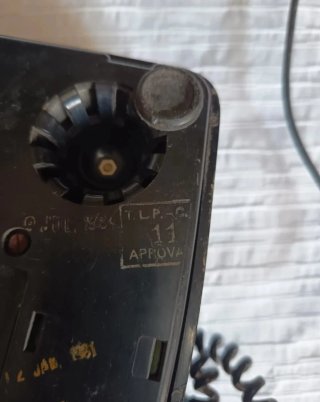 Teléfono antiguo portugués 1969