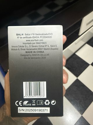 Baliza SOS Flash V16 Geolocalizada EVO