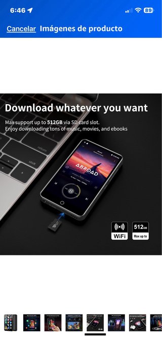 Reproductor MP3 Negro