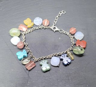 Pulsera Tous Tíbet Plata y Gemas
