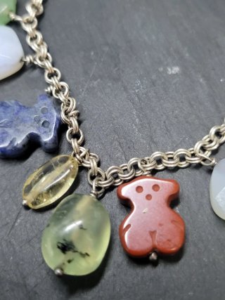 Pulsera Tous Tíbet Plata y Gemas