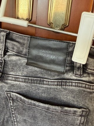 Pantalones vaqueros grises DON'T CALL ME Talla XXS