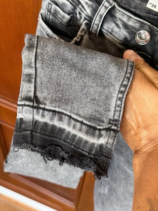 Pantalones vaqueros grises DON'T CALL ME Talla XXS