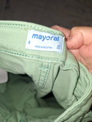 Pantalón Mayoral Talla 5 Verde