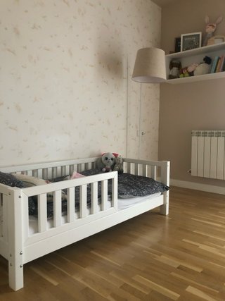 Cama Infantil Blanca 70x140