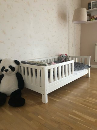 Cama Infantil Blanca 70x140