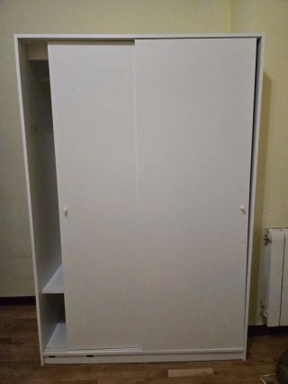Armario corredero blanco Ikea