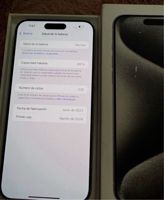 iPhone 15 Pro Max 256GB Blanco