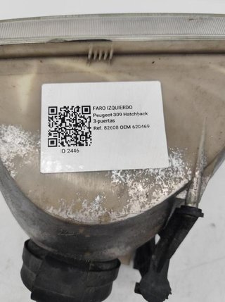 Peugeot 2446 620469 faro izquierdo 309