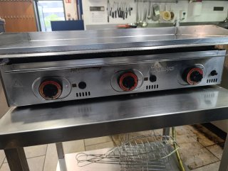 Plancha industrial de gas