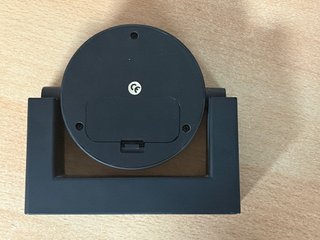 Orologio da tavolo nero