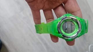 Reloj infantil CALYPSO verde y plateado