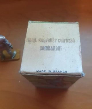 Figura Caballero Starlux Años 50 con Caja