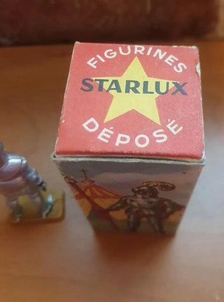 Figura Caballero Starlux Años 50 con Caja