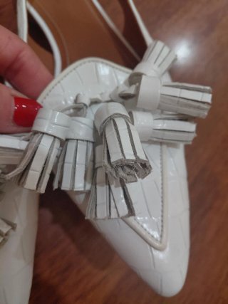 Zapatos Ralph Lauren Blancos con Tiras