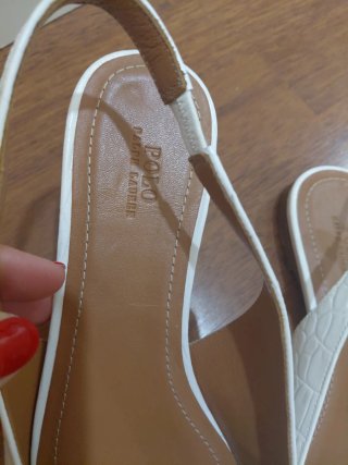 Zapatos Ralph Lauren Blancos con Tiras