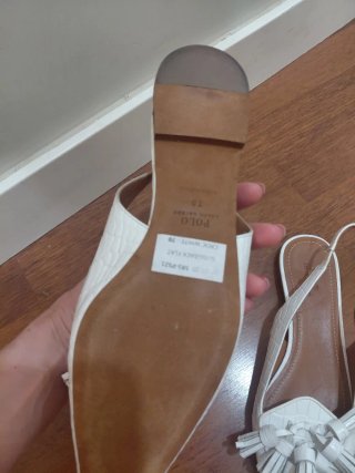 Zapatos Ralph Lauren Blancos con Tiras