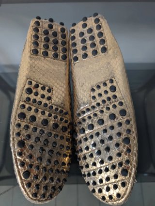 Castellano Madrid 1920 Mocasines Dorados - 38