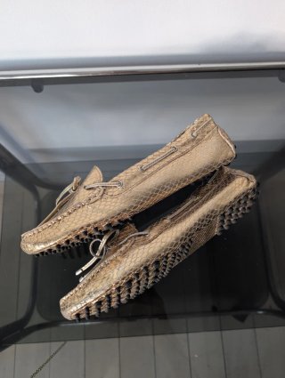 Castellano Madrid 1920 Mocasines Dorados - 38