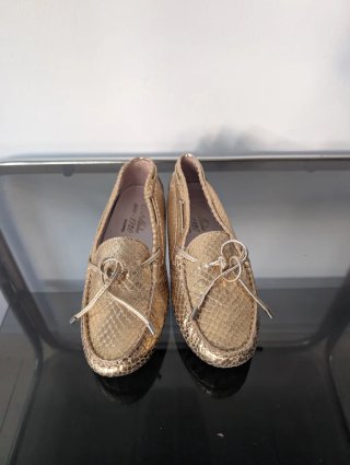Castellano Madrid 1920 Mocasines Dorados - 38