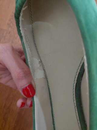 Zapatos verdes Zara