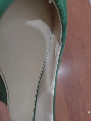 Zapatos verdes Zara