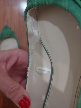 Zapatos verdes Zara