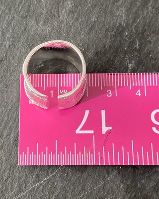 Anillo Plata 925 Grabado Ajustable