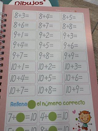 Cuadernos de caligrafia y mates