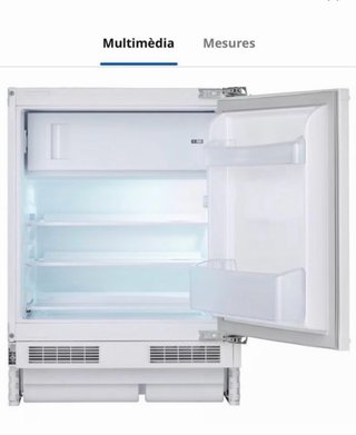 Frigorífico Ikea bajo encimera