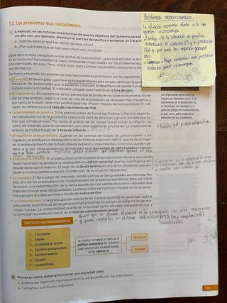 1 Bachillerato, Economía Revuela