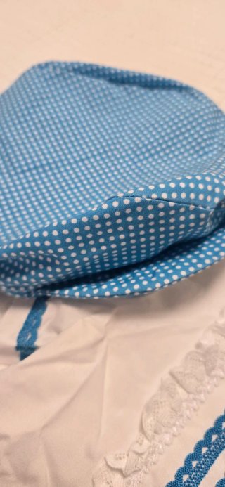 Traje Flamenco Niño Azul y Blanco Talla 2