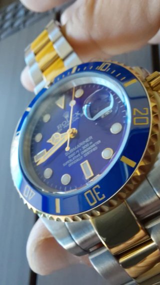 Rolex Submariner Azul y Dorado