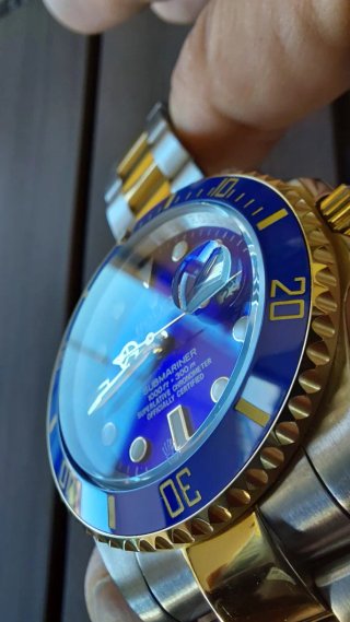 Rolex Submariner Azul y Dorado