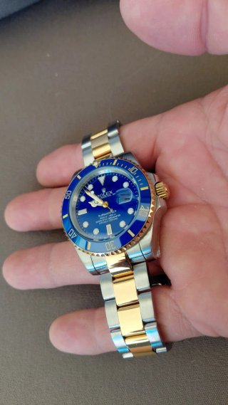 Rolex Submariner Azul y Dorado