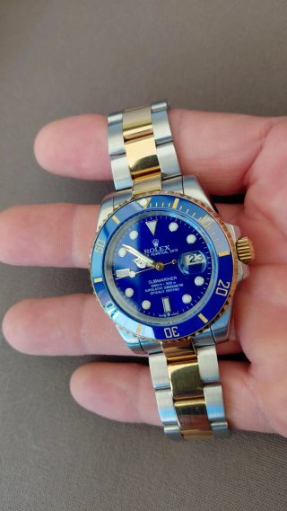 Rolex Submariner Azul y Dorado