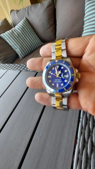 Rolex Submariner Azul y Dorado