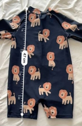 Tutina bagno bimbo con leoni