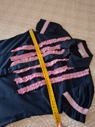 Camicia donna Tele Pathie blu e rosa