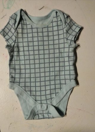 Pack 2 Bodis Manga Corta Bebé Azul talla 3 meses