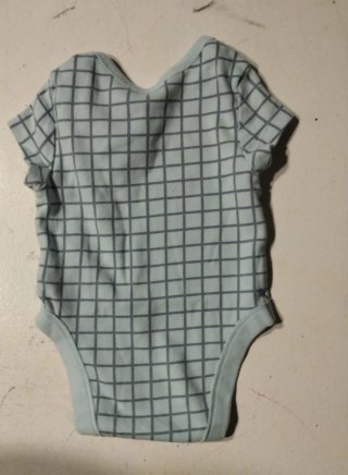 Pack 2 Bodis Manga Corta Bebé Azul talla 3 meses