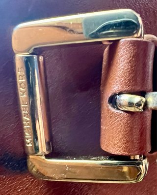 Michael Kors Zeppe in corda, pelle marrone